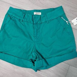 High Waist Teal Shorts by Sunny
